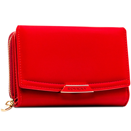 Portfel damski skórzany PTN 76112-BFBC Red