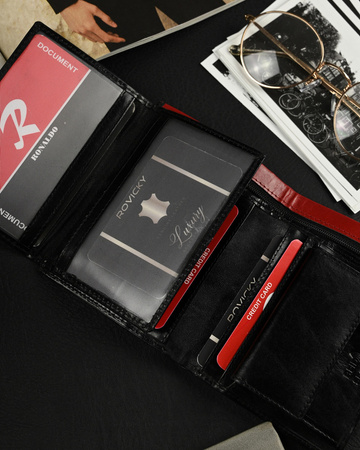 RFID leather wallet RONALDO D1072-VT
