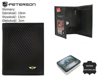 PETERSON PTN 333-CA RFID leather wallet