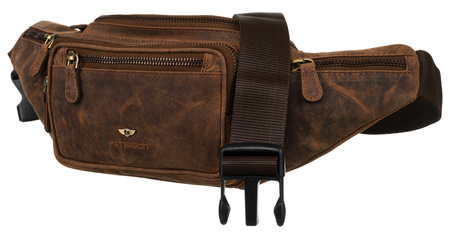 Saszetka skórzana PTN 2506-NSH Tan