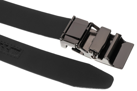 Pasek męski skórzany PTN 2774069 Black