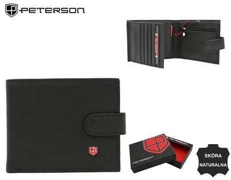 Portfel skórzany PTN MR-08L-CN BLACK