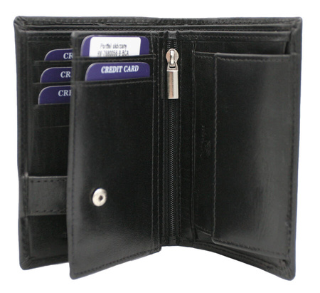 Leather wallet RV-7680056-9-BCA Black