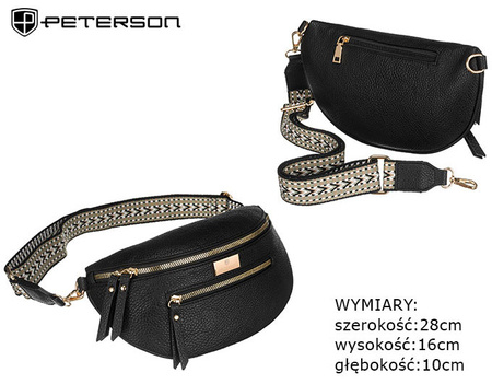 Saszetka z eko skóry PTN NER-ALE-5 Black