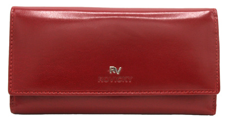 Portfel damski skórzany RV-1680155-9-BCA Red