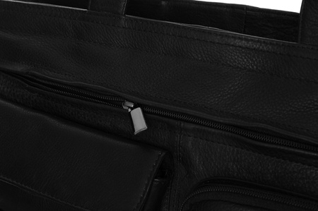 NO LOGO leather laptop bag LAP-15604-NDM-NL