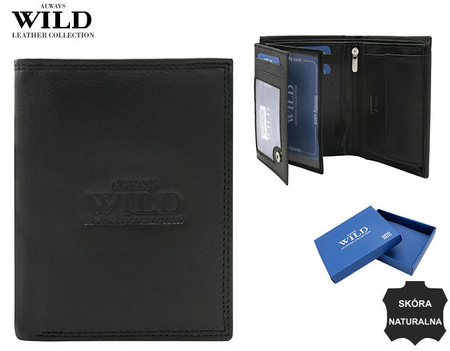 Portfel skórzany RFID ALWAYS WILD N4-P-CCD-2-2702 BLA