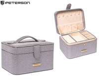 Szkatułka na biżuterię PTN SZK-09 Grey Silver