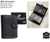 Portfel męski skórzany 0002-RVD Black