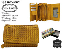 Women's leather wallet R-N19-ZPT