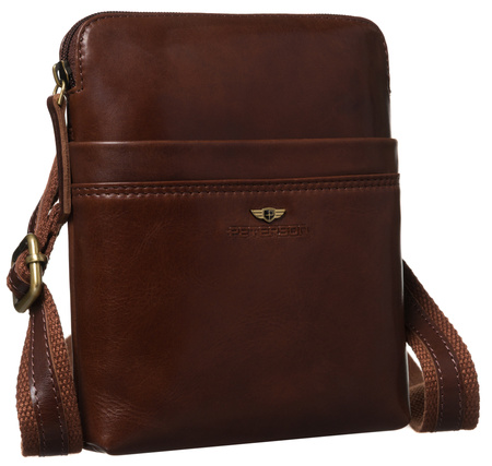 Torba skórzana + Etui PTN 19004-TUM Brown