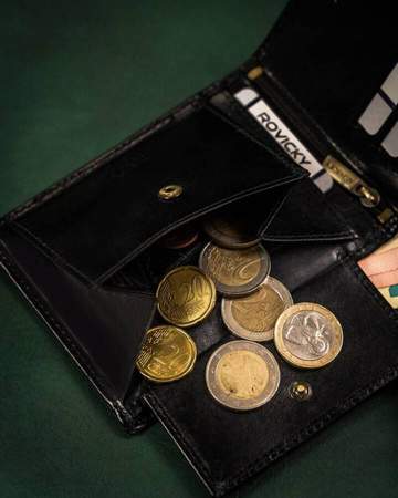 Portfel skórzany RFID ROVICKY 22319-VT-RVT Black