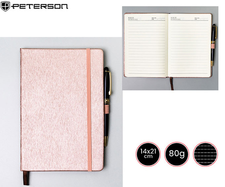 Notes Peterson PTN NOT-6-LN-Q2 Pink