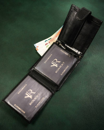 Portfel skórzany RFID ROVICKY N992L-P-GOAN