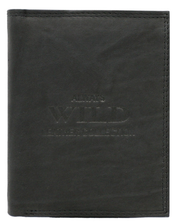 Portfel męski skórzany AW-N4-MAL Black