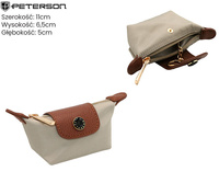 Skórzane etui na klucze PTN CKY-01 L.Beige