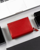 Women's Gift Set: Leather Wallet and Keychain Rovicky R-ZD-604-BG