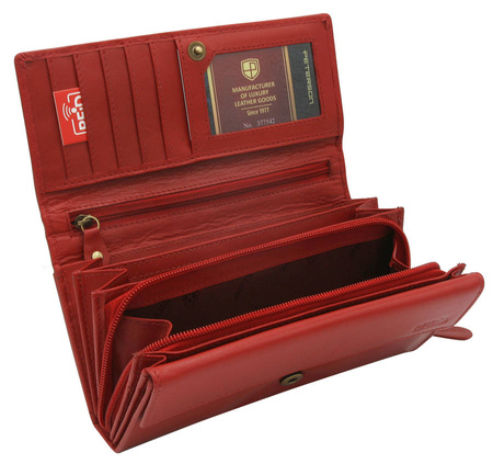 Portfel skórzany PTN 439-GON-5996 RED
