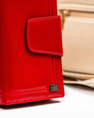 Portfel damski skórzany CPR-123-BAR Red