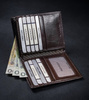 Portfel skórzany RFID ROVICKY PC-106-BAR Brown