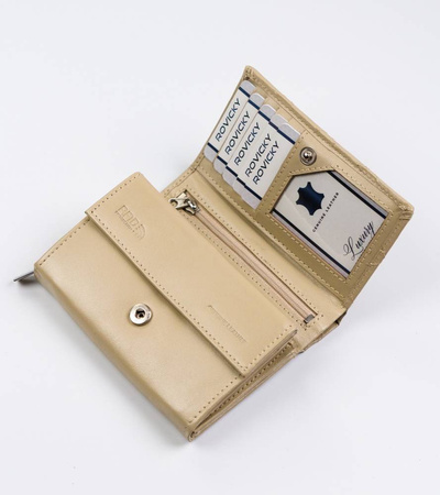 ROVICKY RFID leather wallet R-RD-02-GCL-Q