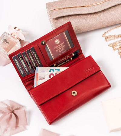 Peterson women's leather wallet PTN 438 2-3-1-5989 R