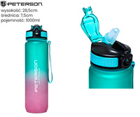 Bidon 1000ml PTN HY-8014-1L Green-Pink