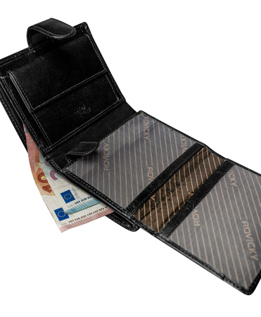 ROVICKY PC-102L-BAR RFID leather wallet