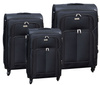 PTN 5209-SET Black+Black Suitcase Set