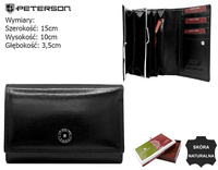 Portfel damski skórzany PTN 27079-TVT Black