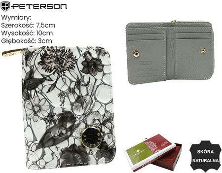 Portfel damski skóra+PU PTN PH33-LFL Black