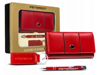 Peterson zestaw portfel+długopis+brelok PTN ZD35