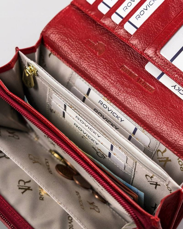 ROVICKY R-42106-SG RFID leather wallet