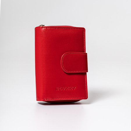 Portfel damski skórzany R-RD-41-GCL Red