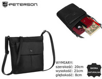 PETERSON PTN TOR-346-SNC leather handbag