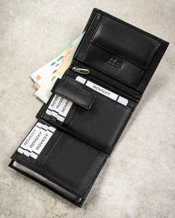 Portfel męski skórzany 0002-RVD Black
