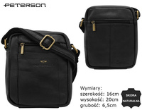 Torba skórzana PETERSON PTN 8020-NDM
