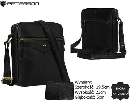 Torba skórzana + Etui PTN 711-TUM Black