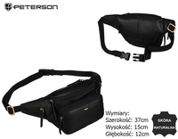 Saszetka skórzana PTN BP001-OPU Black