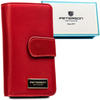Portfel damski skóra naturalna+PU PTN PS116-HNL Red