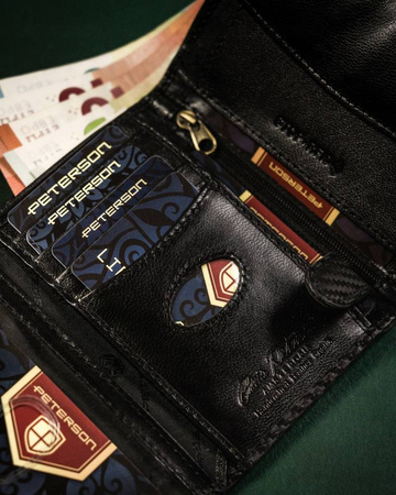 PETERSON PTN 333-CA RFID leather wallet