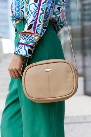 Torebka damska skórzana R-307-22-NS Beige