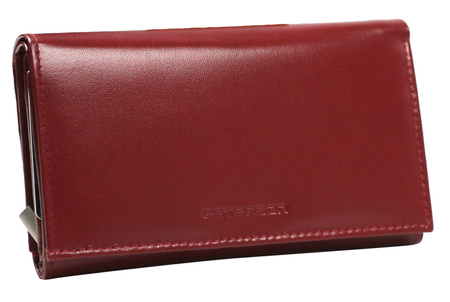 Portfel damski skórzany PTN RD-21-NGV Burgundy