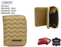 Portfel damski skórzany 5157-WAV Navy