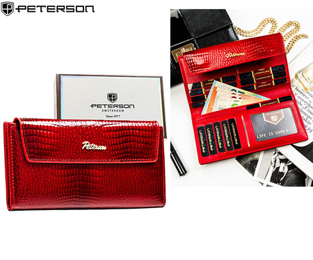 Portfel damski eko PTN-POR-04-RS Red