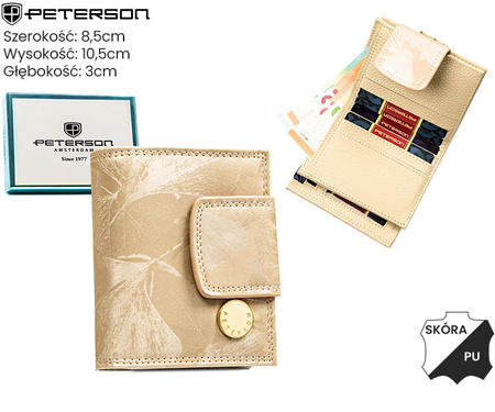 Portfel damski PTN PS329-MLF Beige