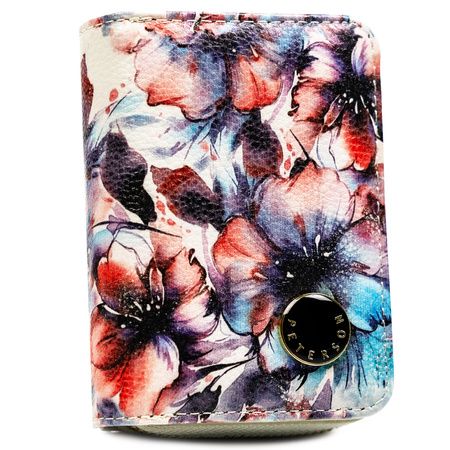 Portfel skóra + PU PTN PX33-PF2 Blue