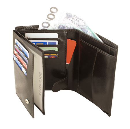 ROVICKY PC-101L-BAR RFID leather wallet