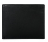 Leather wallet RFID NO LOGO N7-BVT-NL BLACK RFID