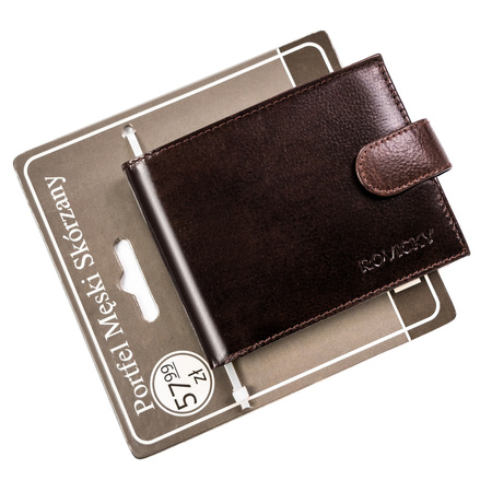 Portfel męski skórzany N992L-RPVT-BL Brown